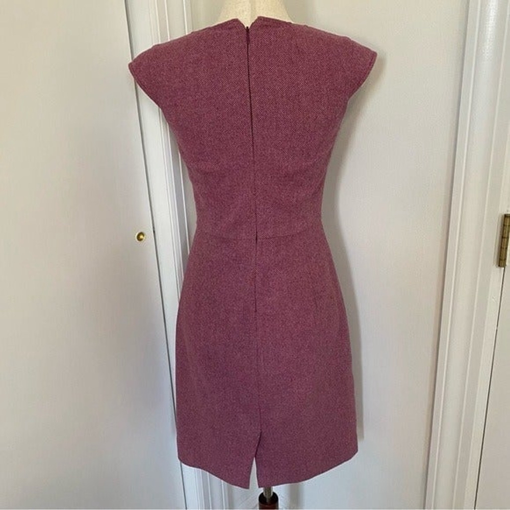 J. Crew Wool Blend Lined Tweed Dress Size 2 - Picture 10 of 11